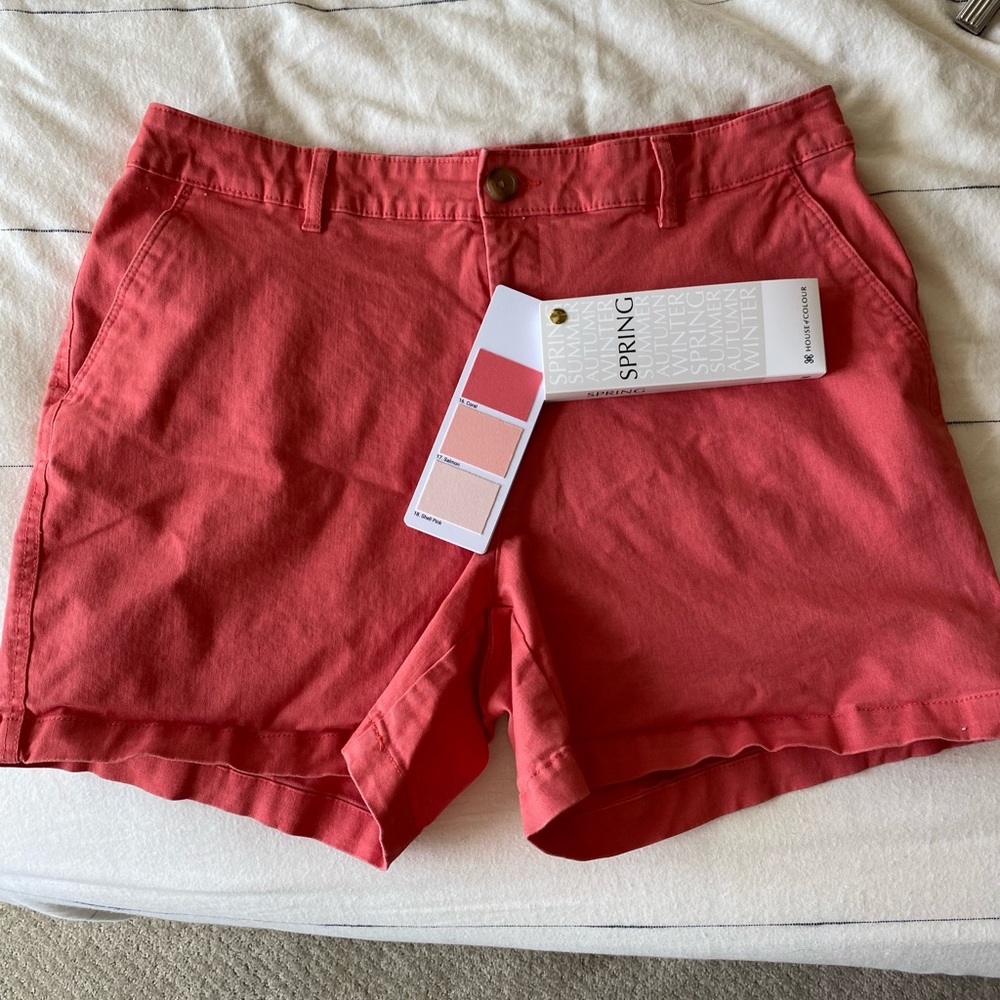 Chino shorts.